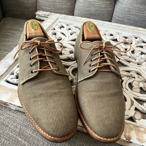 H London by Hudson Men’s Woven Oxford Shoes 43 US 10 - Picture 5 of 13